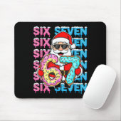 67 Donut Christmas Funny Six Seven Meme Santa Kids Mousepad (Mit Mouse)