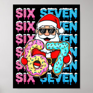 67 Donut Weihnachten Lustig Sechs Sieben Meme Sant Poster