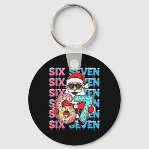 67 Donut Weihnachten Lustig Sechs Sieben Meme Sant Schlüsselanhänger