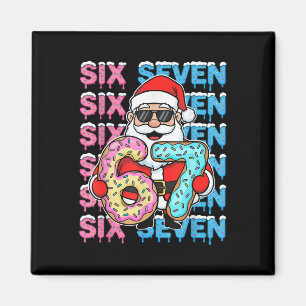 67 Donut Weihnachten Lustig Six Seven Meme Santa K Magnet