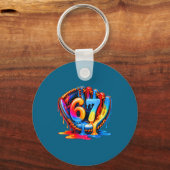 67 Drip Baseball Life Style 101 Apparel Youth Drip Schlüsselanhänger (Vorderseite)