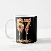 67 Drip Gold Diamond Six Seven Meme 6-7 Dripng 6 7 Kaffeetasse (Links)