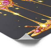 67 Drip Gold Diamond Six Seven Meme 6-7 Dripng 6 7 Poster (Ecke)