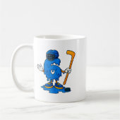 67 Drip Ice Cream Hockey Player Kaffeetasse (Links)