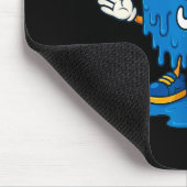 67 Drip Ice Cream Hockey Player Mousepad (Ecke)