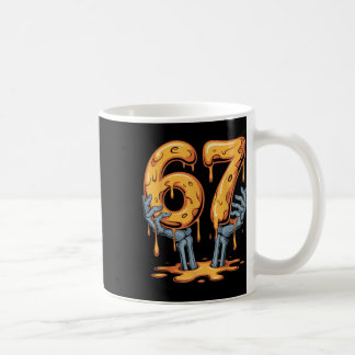 67 Drip Lustiger Skelett Halloween 67 Meme Eiscrem Kaffeetasse