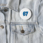 67 Drip Melt Six Seven Meme Alpha Gen Slang Lustig Button (Beispiel)