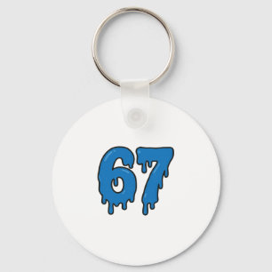 67 Drip Melt Six Seven Meme Alpha Gen Slang Lustig Schlüsselanhänger