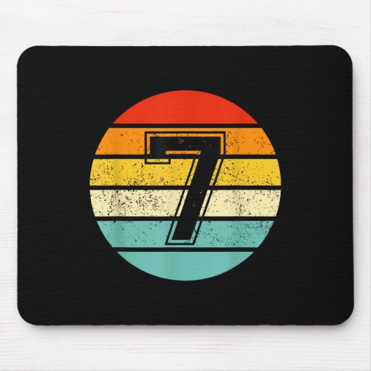 67 Drip Meme Lustig 6 7 Kostüm Paar Retro Mousepad (Vorne)