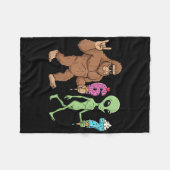 67 Drip Meme Lustig Sechs Sieben Bigfoot Alien Sas Fleecedecke (Vorderseite (Horizontal))
