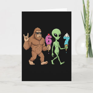 67 Drip Meme Lustig Six Seven Bigfoot Alien Sasqua Karte