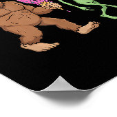 67 Drip Meme Lustig Six Seven Bigfoot Alien Sasqua Poster (Ecke)