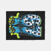 67 Drip Soccer Gen Alpha Slang Six Seven Meme Fleecedecke (Vorderseite (Horizontal))