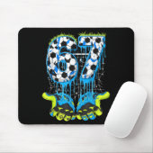 67 Drip Soccer Gen Alpha Slang Six Seven Meme  Mousepad (Mit Mouse)
