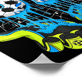 67 Drip Soccer Gen Alpha Slang Six Seven Meme  Poster (Ecke)