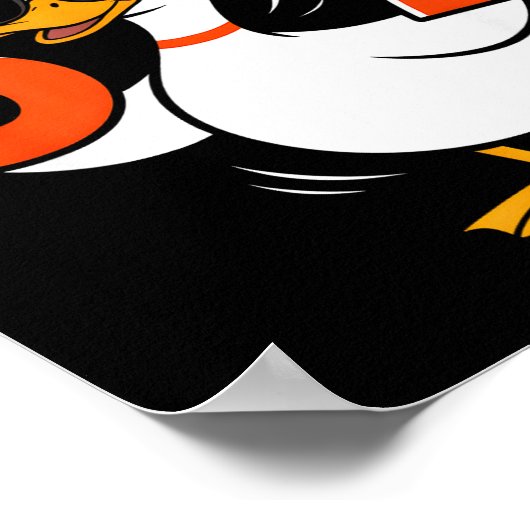 67 Duck Meme Funny Six Seven Gen Alpha Slang Cool Poster (Ecke)