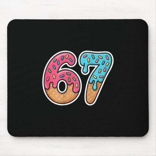 67 Eis Drip (auf Ck) Mousepad (Vorne)