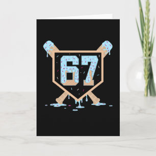 67 Eis-Drip Bysebyll Meme Lustig Sechs Sieben Ge Karte