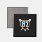 67 Eis-Drip Bysebyll Meme Lustig Six Seven Ge Magnet (Vorderseite/Rückseite)