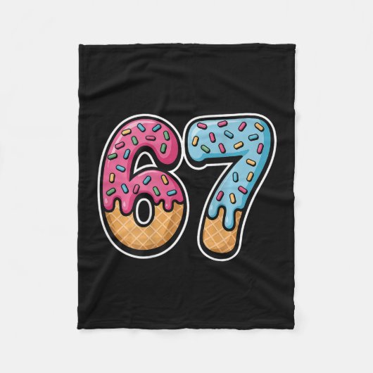 67 Eis Drip (ck Only) Fleecedecke (Vorderseite)