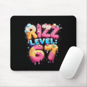 67 Eis-Drip-Cool-Meme Six Seven Gen Alpha Sl Mousepad (Mit Mouse)