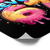 67 Eis-Drip-Cool-Meme Six Seven Gen Alpha Sl Poster (Ecke)