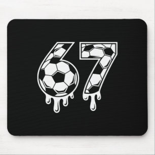 67 Eis-Drip-Fußball Gen Alpha Six Seven Meme  Mousepad