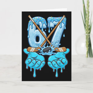 67 Eis-Drip-Hockey Gen Alpha-Slang Sechs Sieben Karte