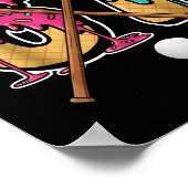 67 Eis-Drip-Lacrosse Gen Alpha Slang Sechs Sieben Poster (Ecke)