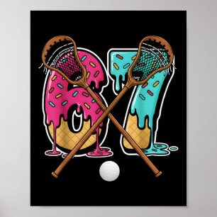67 Eis-Drip-Lacrosse Gen Alpha Slang Sechs Sieben Poster