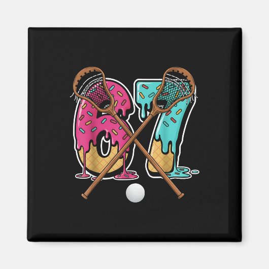 67 Eis-Drip-Lacrosse Gen Alpha Slang Six Sev Magnet (Vorne)