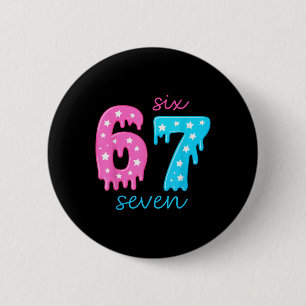 67 Eis-Drip-Meme 6 7 Halloween-Kostüm Paar Button