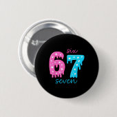 67 Eis-Drip-Meme 6 7 Halloween-Kostüm Paar Button (Vorne & Hinten)