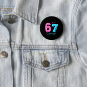 67 Eis-Drip-Meme 6 7 Halloween-Kostüm Paar Button (Beispiel)