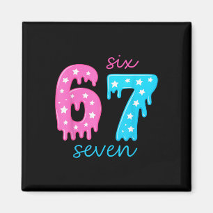 67 Eis-Drip-Meme 6 7 Halloween-Kostüm Paar Magnet