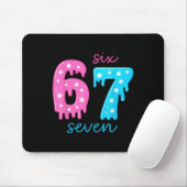 67 Eis-Drip-Meme 6 7 Halloween-Kostüm Paar Mousepad (Mit Mouse)