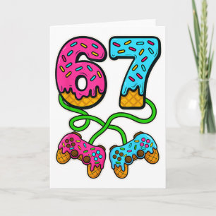 67 Eis-Drip-Meme-Gamer Sechs Sieben Gen Alpha S Karte