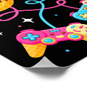 67 Eis-Drip-Meme-Gamer Sechs Sieben Gen Alpha S Poster (Ecke)