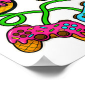 67 Eis-Drip-Meme-Gamer Six Seven Gen Alpha S Poster (Ecke)