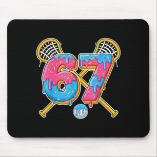 67 Eis-Drip-Meme Gen Alpha-Slang Lacrosse Sr Mousepad