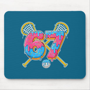 67 Eis-Drip-Meme Gen Alpha-Slang Lacrosse Sr Mousepad
