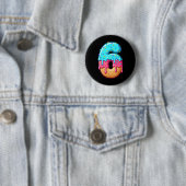 67 Eis-Drip-Meme Lustig 6 7 Halloween-Kostüm Button (Beispiel)