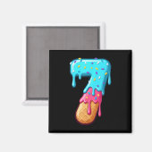 67 Eis-Drip-Meme Lustig 6 7 Halloween-Kostüm Magnet (Vorderseite/Rückseite)