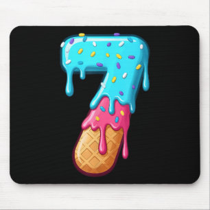 67 Eis-Drip-Meme Lustig 6 7 Halloween-Kostüm Mousepad
