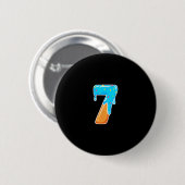 67 Eis-Drip-Meme Lustig 6 7 Kostüm Paar Button (Vorne & Hinten)