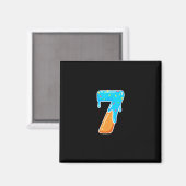 67 Eis-Drip-Meme Lustig 6 7 Kostüm Paar  Magnet (Vorderseite/Rückseite)