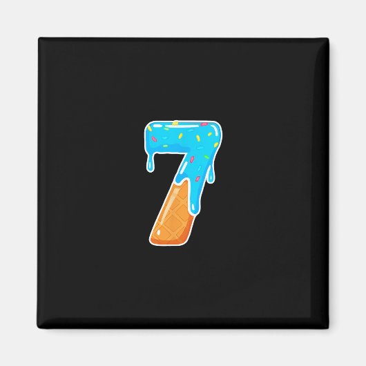 67 Eis-Drip-Meme Lustig 6 7 Kostüm Paar  Magnet (Vorne)