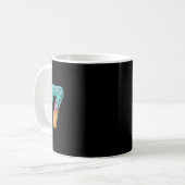 67 Eis-Drip-Meme Lustig Sechs Sieben Passend Pa Kaffeetasse (Vorderseite Links)