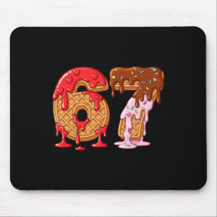 67 Eis-Drip-Meme Lustig Sechs Sieben Valentinstag Mousepad