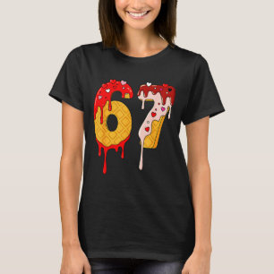 67 Eis-Drip-Meme Lustig Sechs Sieben Valentinstag  T-Shirt
